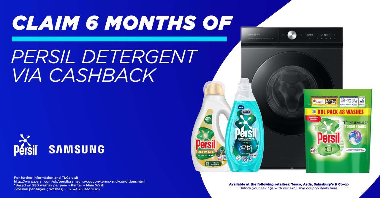 claim 6 months of persil laundry detergent.