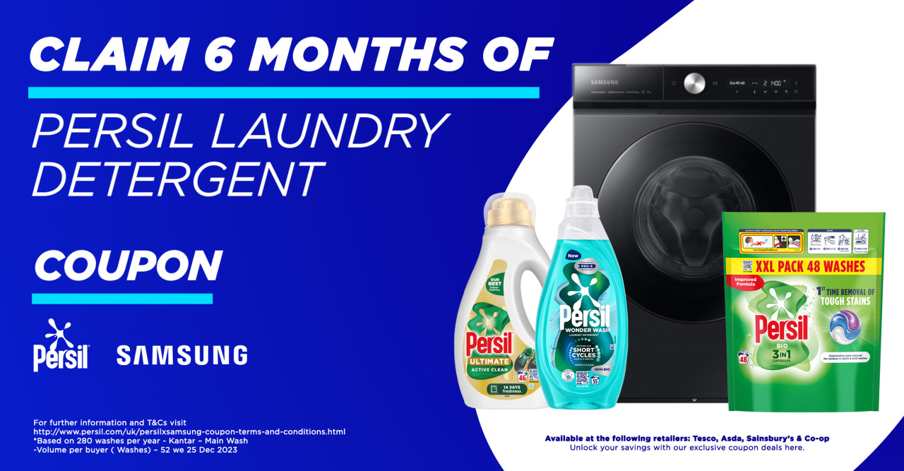claim 6 months of persil laundry detergent.