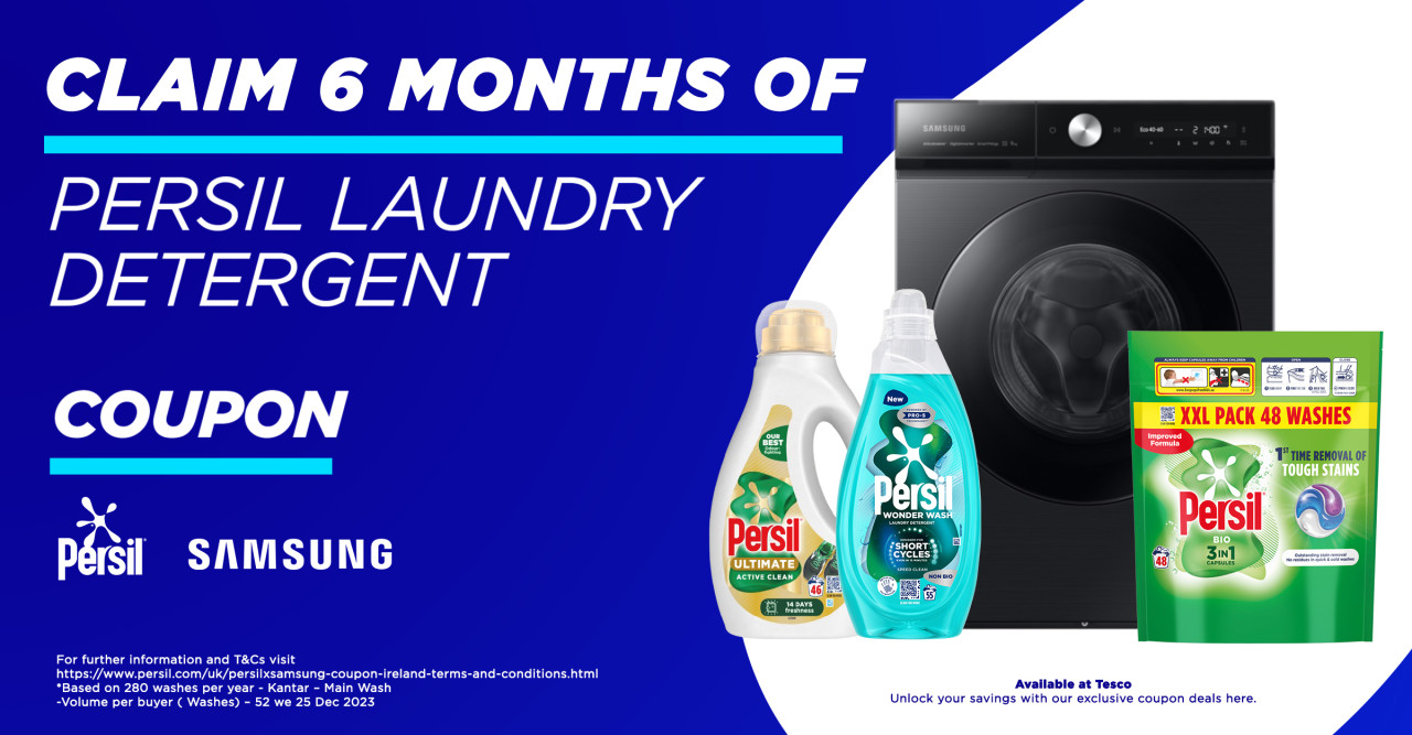 Claim 6 months of Persil Laundry Detergent.