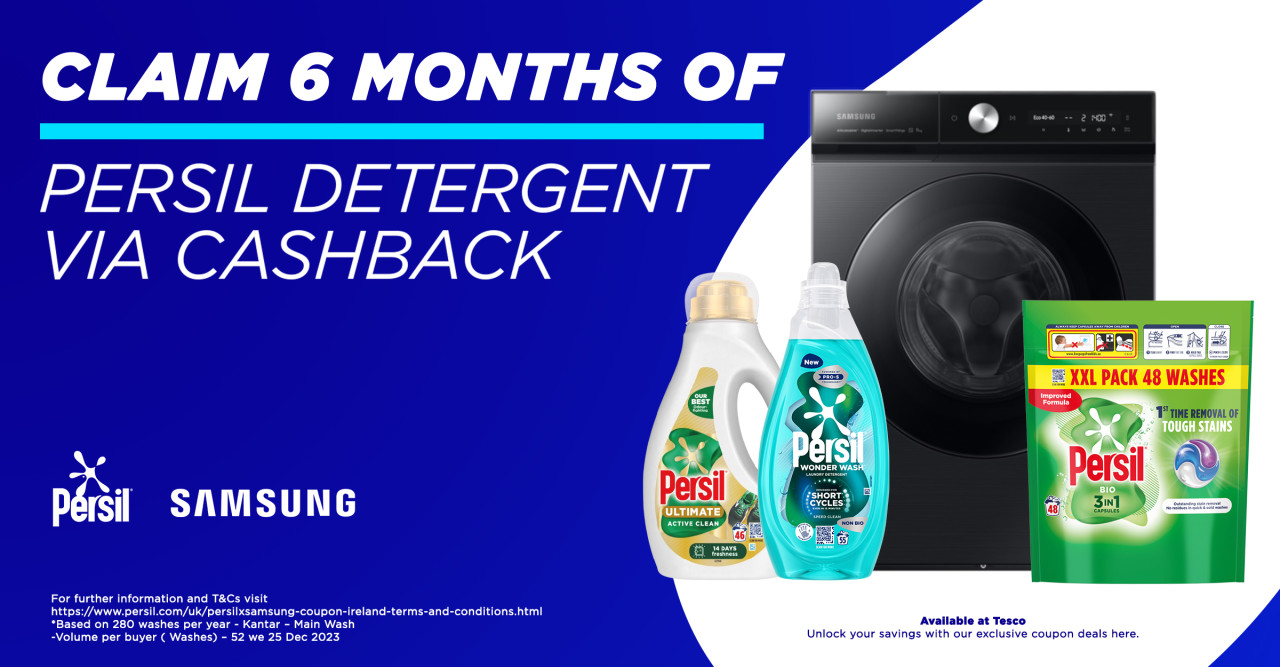 Claim 6 months of Persil Laundry Detergent.