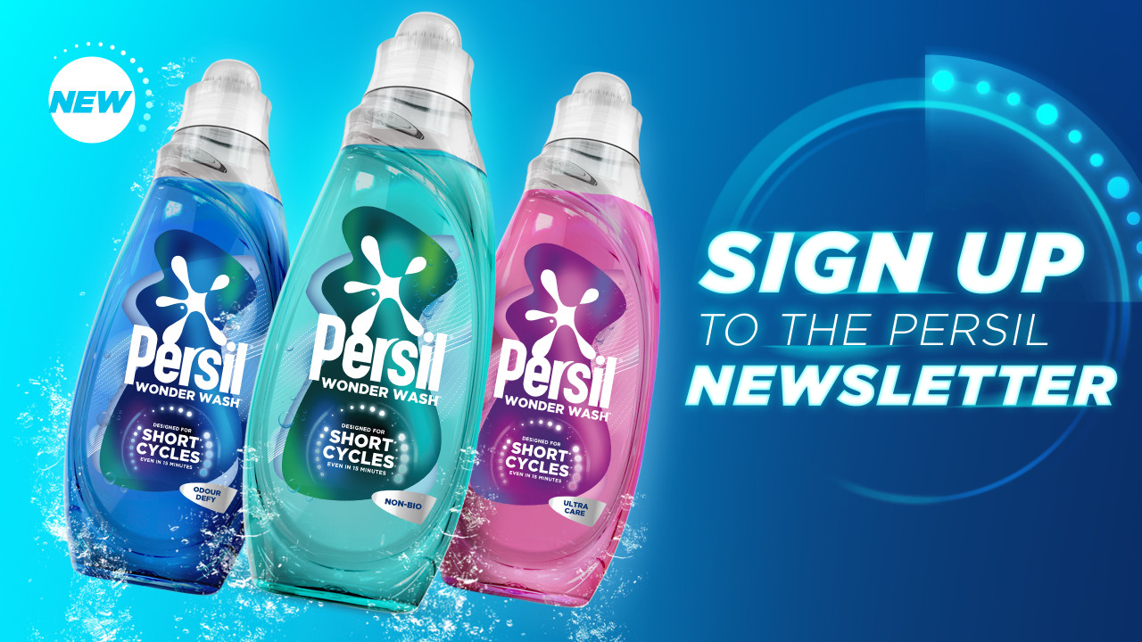 sign up to the persil newsletter!